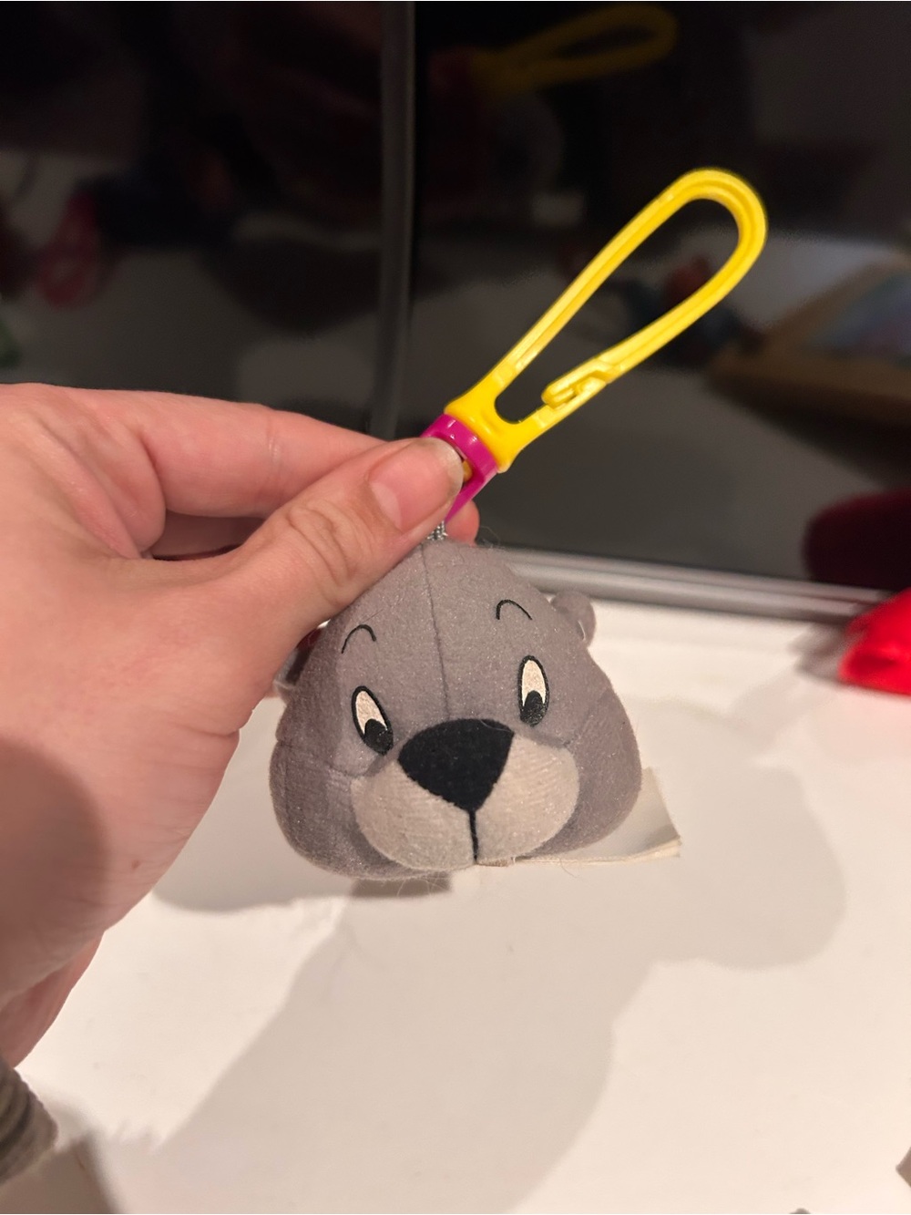 Vintage winnie the pooh gopher head clip